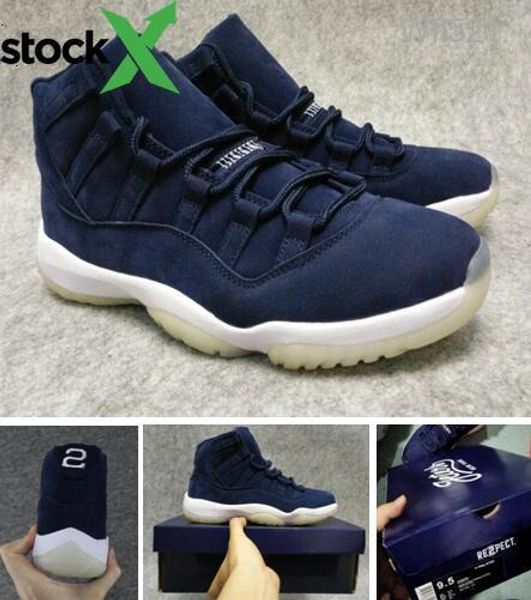 

re2pect 11s prm джетер оптовая re2pect space jam 11 unc 11s полуночный синий gym красный с коробкой баскетбольная обувь бесплатная доставка, Black