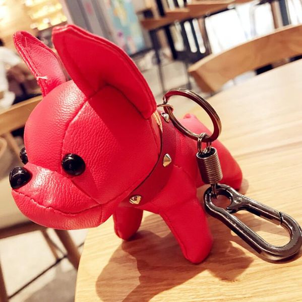 

designer handbags bulldog pendant bags pendant car decoration luggages bag parts accessories gifts ugly doll ornaments cute, Black