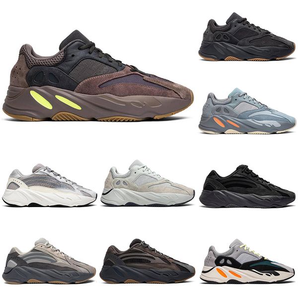 

2019 New Salt Inertia 700 Wave Runner OG Solid Grey Mens Women 3M 700 V2 Geode Static Mauve Kanye West Sport Designer Sneakers