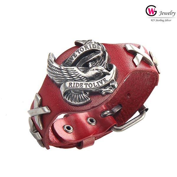 

2020 punk style nordic viking masculina leather bracelet for men women steel birthday gift male bracelets vintage antique silver, White