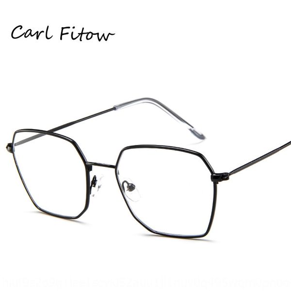 

metal ultra light fashion frame plain glasses art harajuku frame glasses, White;black