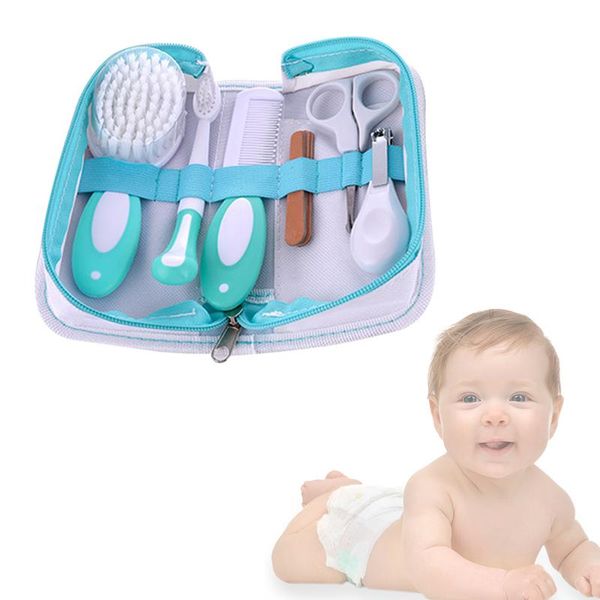 

6 pcs newborn's daily care set baby's nail care comb brush set for children