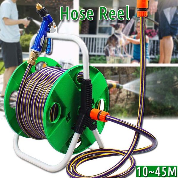 

garden durable hoses reel garden wall mount 10-45m 1/2 cart water pipe storage car washer pipe exclude winding tool rack holder