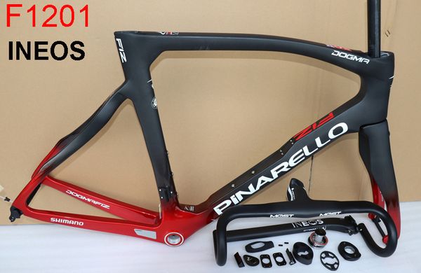 

Ineo team 2019 f12 carbon road frame with f12 handlebar 1k carbon bike frame t1100 f1201 bicycle carbon frame