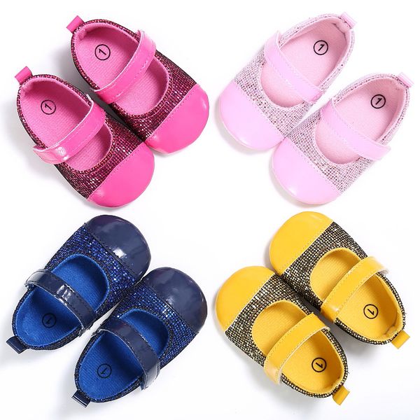 

baby fashion princess sequined soft bottom shoes