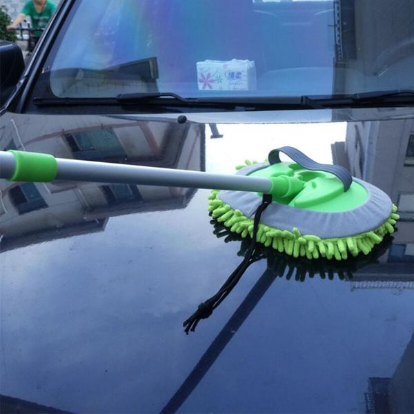 

car wash brush cleaning mop broom adjustable telescoping long handle car cleaning tools rotatable brush accessories