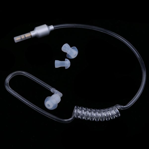 

3,5 мм моно гарнитура наушники stereo air tube mic наушника lightweight