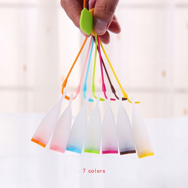 

silicone tea strainer clear bag shape tea infuser filter diffuser kitchen use tea maker for slimming health xd20588