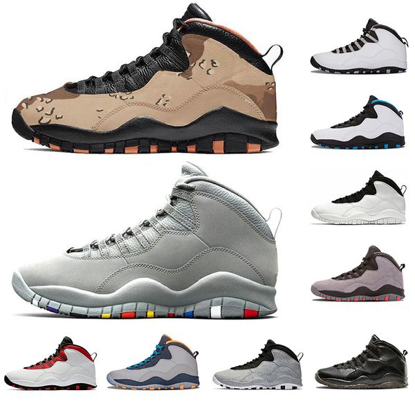 

10s basketball shoes cement class of 2006 westbrook cool grey i m back desert-camo mens trainers 10s 10 sports sneake size7-13