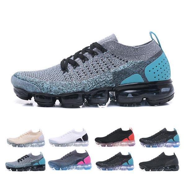 

chaussures moc 2 laceless 2.0 casual shoes triple mens women sneakers fly black knit sports air cushion trainers zapatos gh562, Black;brown