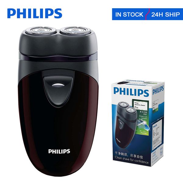 

philips electric shaver pq206 with hq4 head blade two floating heads facial contour tracking for men's face razor
