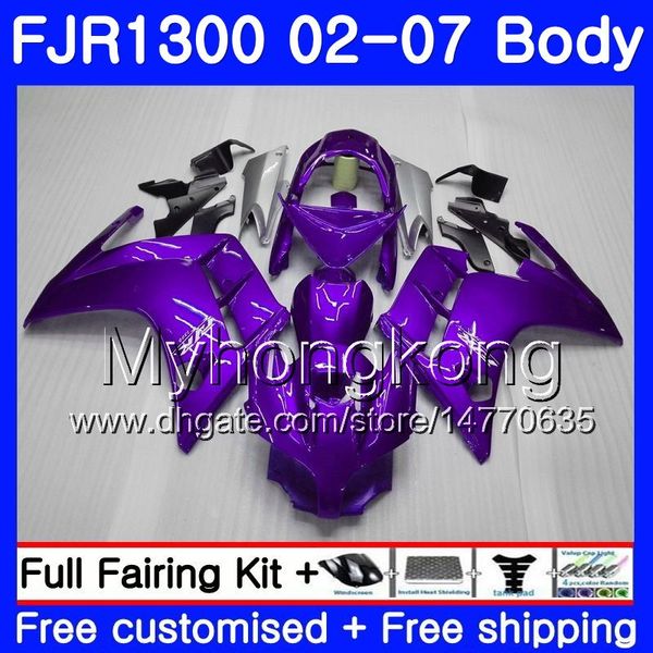 YAMAHA FJR1300A FJR1300 01 02 03 04 05 06 07 2AAHM.11 FJR 1300 FJR-1300 2001 2002 2003 2004 2005 2006 2007 PERSERING Gloss Mor Sıcak Sıcak