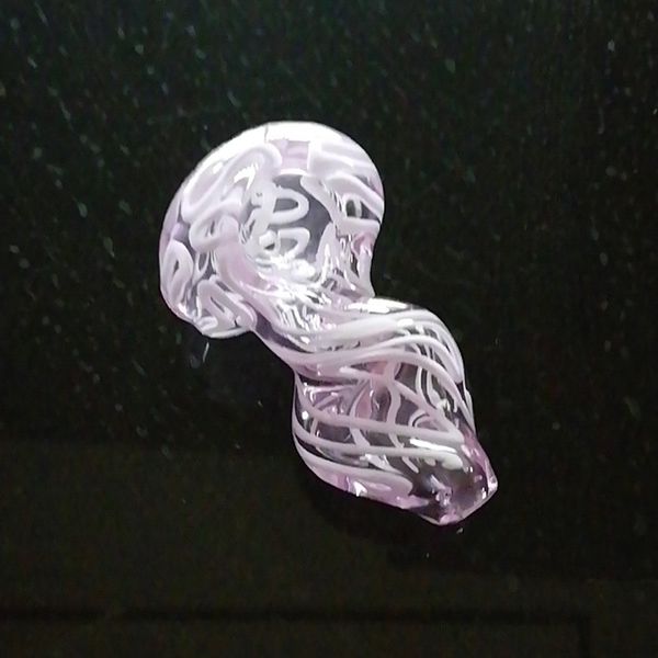 

Pyrex Bong Glass Distortion Shape Beautiful Color Handpipe Handmake Portable Innovative Design Smoking Pipe Tube High Quality Hot Cake DHL