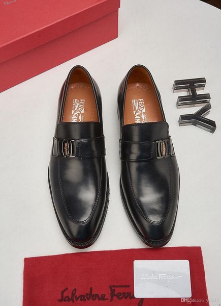 

19fw designers dress shoe mens oxford men british spring summer men leahter loafers elegant tassel italian men flats wedding yecq7, Black