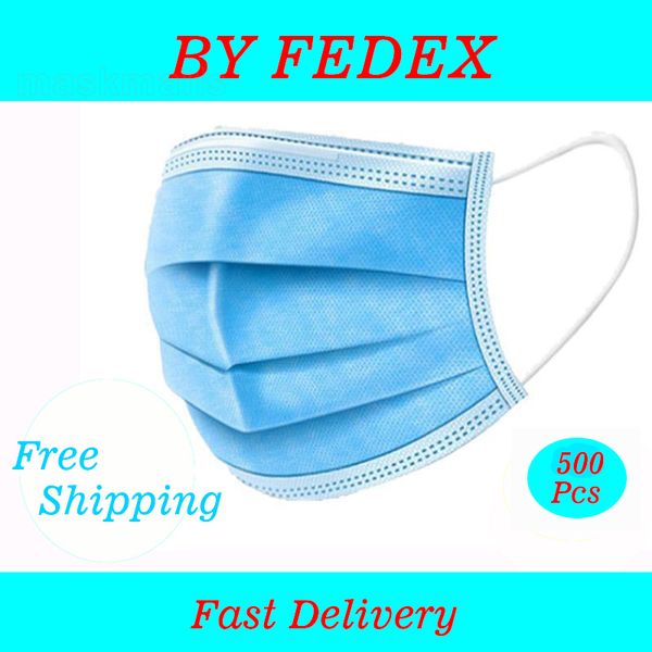 

одноразовая маска высококачественная мягкая по fedex на складе быстрая доставка одноразовая защита от пыли защитные ушки маски