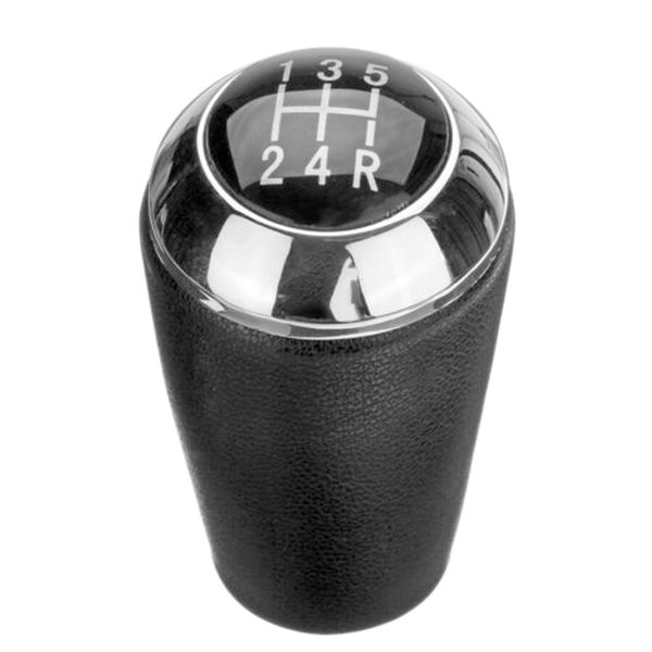 

black 5 speed car gear shift knob stick shifter head for 3 5 6