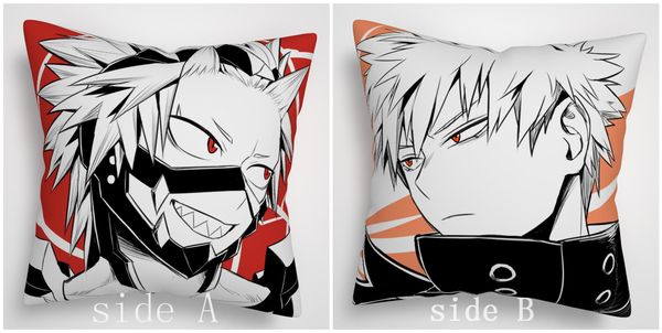 

suef anime manga boku no hero academia bakugou.kirishima anime two sided pillow cushion case cover 1111 pillow case