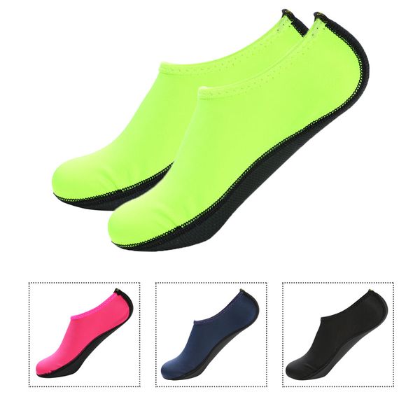 

1 pair nylon quick-dry beach snorkeling shoes anti-skid water sports socks swimming surfing barefoot diving socks