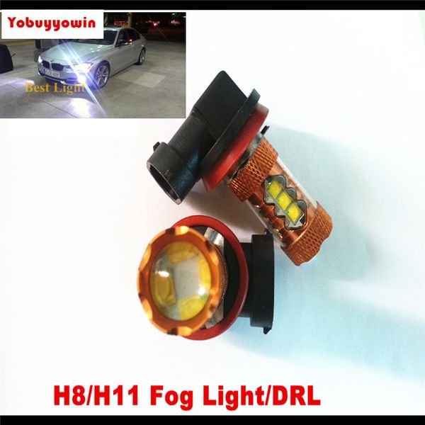 

80w h11/h8 cree chips led blanco bombillas led faro antiniebla gb par spot drl for