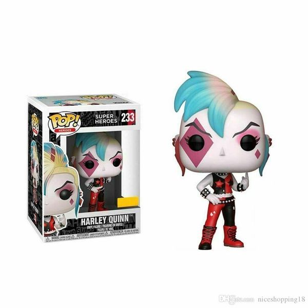 

good nice xmas gift funko pop #233 harley quinn vinyl figure pvc action figure collectible brand toy xmas gift