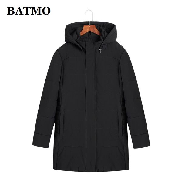 

batmo 2019 new arrival winter warm parkas men,men's winter hooded jackets ,plus-size l-8xl 195, Tan;black