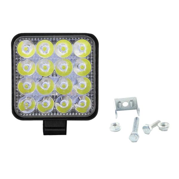 

площадь 48w led work light 12v 24v off road flood точечный светильник для тележки автомобиля s rsf