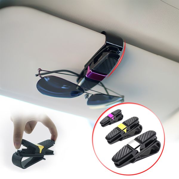 

car-styling auto glasses fastener clip sun visor holder abs vehicle sunglasses eyeglasses glasses ticket holder clip accessories