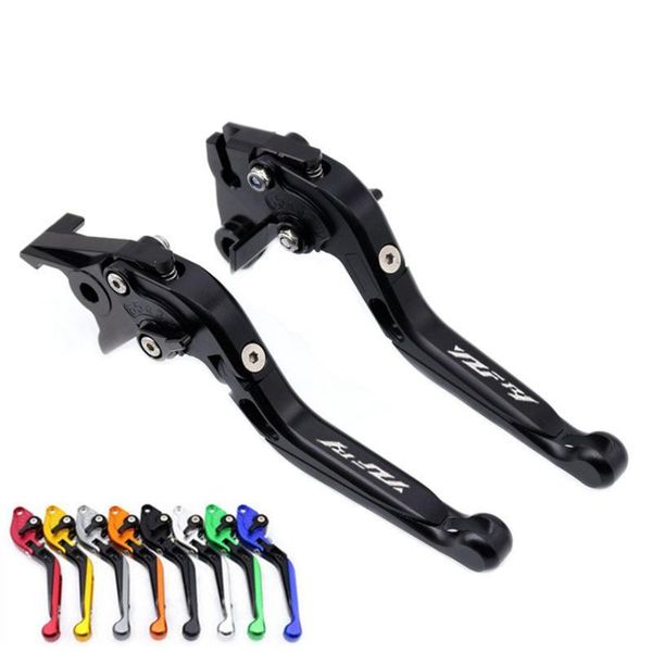 

cnc extendable folding brake clutch lever for yzf r1 2009-2014 2010 2011 2012 2013