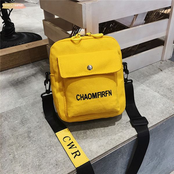

fashion simple small square plain bag womens handbag 2020 canvas mobile phone shoulder bags yl