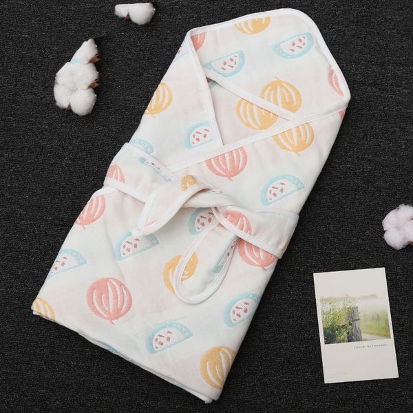 

newborn baby wrap blanket quality cotton muslin swaddle quilts envelope summer gauze bath towel infant toddler sleeping blankets