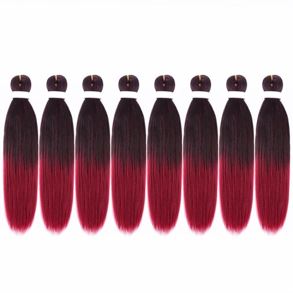 

Braiding Hair Pre Stretched EZ Braid Low Temperature Synthetic Fiber Hair Extension Crochet Braids Professional Itch Free Twist Braid