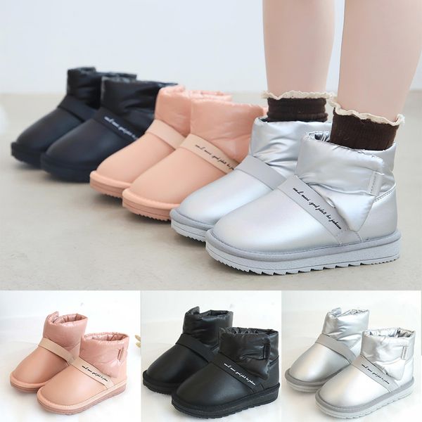 

2019 новый малыш детская обувь мальчик девочка осень и зима твердые теплые ботильоны короткие мода спортивная обувь, Black;grey