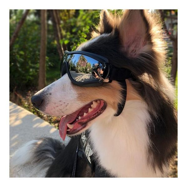 

pet outdoor sunglasses medium-sized dog supplies eye-protection goggles large breed waterproof wind-resistant anti uv shades spectacles