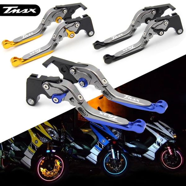 

motorcycle folding extendable brake clutch levers for yamaha tmax 500 tmax 530 t-max500 t-max530 t max 500 530 2012-2018 dx/sx