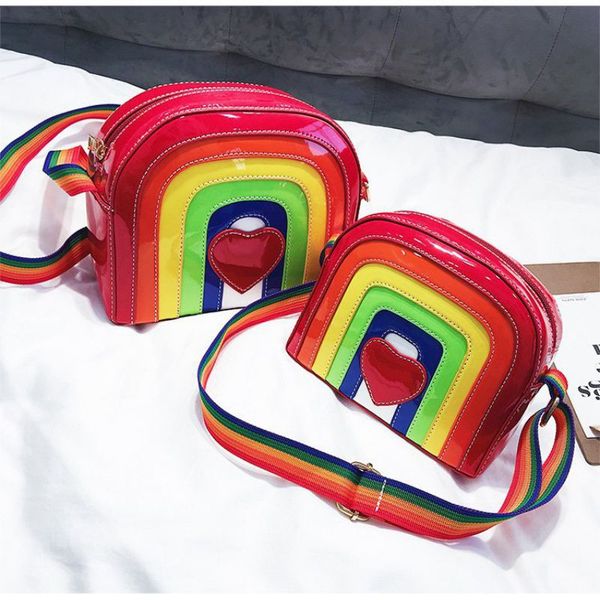

bag for women 2019 fashion girls contrast sweet love shoulder messenger bags female personality crossbody large small