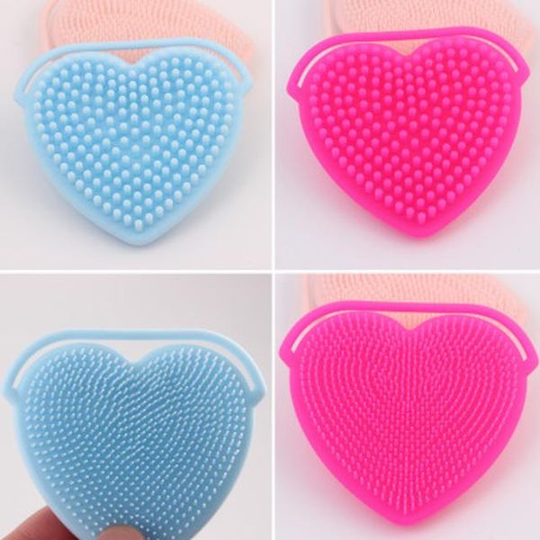 

washing brush rose cartoon silicone face brush magic facial cleansing brush spazzola detergente morbida per la pulizia del viso osixq