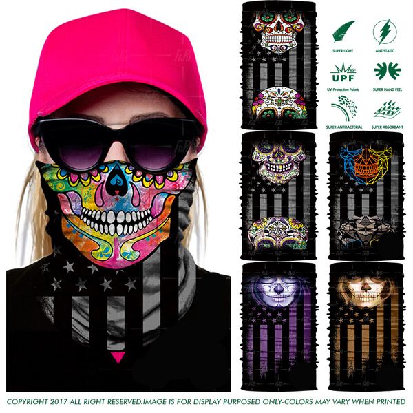 

3d cycling ski balaclava outdoors sports women magic bandana bicycle hiking headband neck warmer riding hunting face mask scarfs, Blue;gray