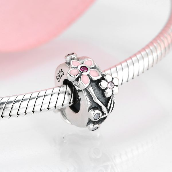 

new 925 sterling silver beautiful 9 styles spacer ser beads fit original pandora charm bracelet bangles jewelry making