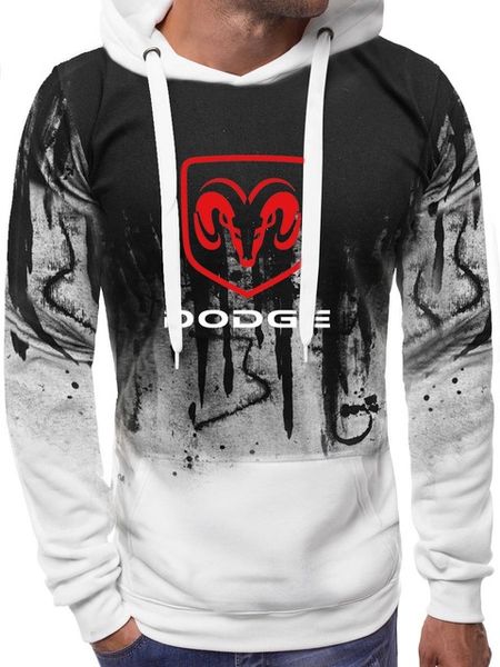 

hoodies men for dodge car logo print sweatshirt spring autumn gradient men hoodie hip hop harajuku casual hoody q