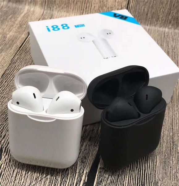 

2019 Новые стерео Bluetooth-гарнитуры i88 TWS Wireless 5.0 лучше, чем i10 i11 i12 i13 i9 tws для всех наушников для телефона