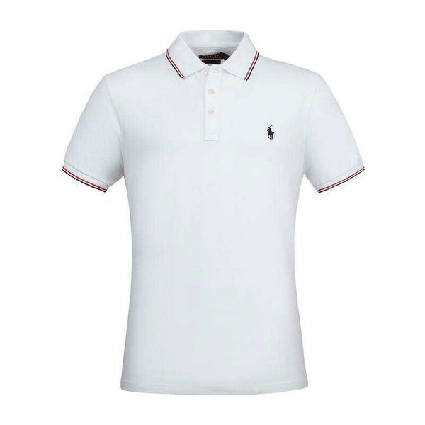 

new ralph polo lauren mens designer brand t-shirt trend lapel striped short sleeve pony logo cotton fashion mens t-shirt, White;black