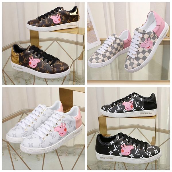 

Brand de igner hoe neaker ca ual hoe real leather neaker tripe hoe fa hion ca ual hoe trainer for woman wi h box by hoe04 09