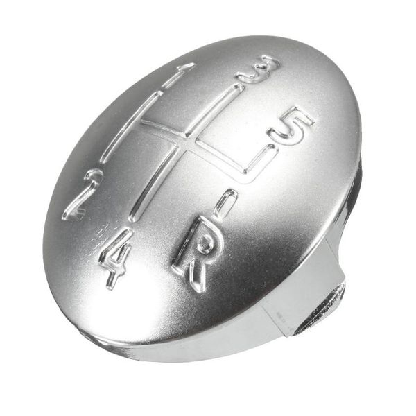 

gear shift cover 5 speed knob cap embedded cover insert for clio megane plastic protecor silver simple stylish
