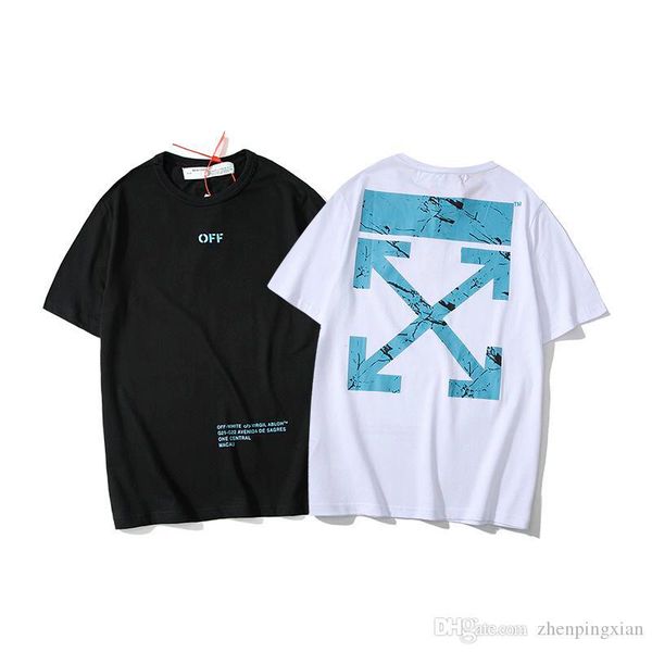 

2019 new summer men and women with the same pattern printing couple short-sleeved personality casual simple light round neck, White