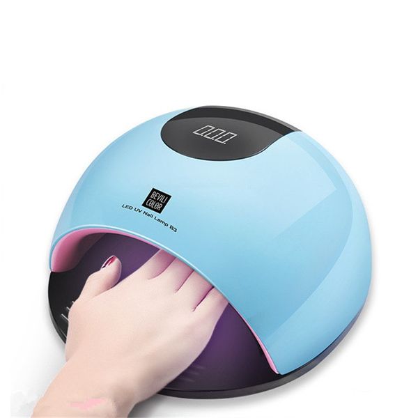 

80w uv led lamp gel nail lamp nail dryer for nails all gel polish sensor sun led light art manicure tools
