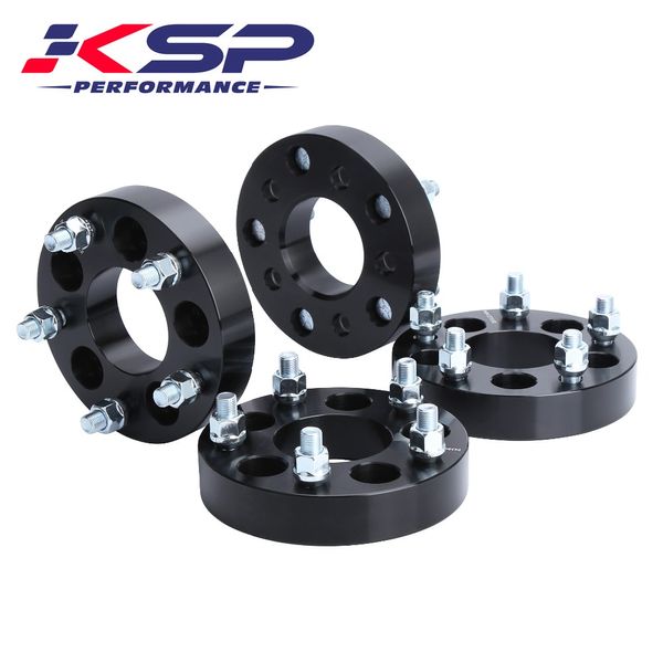 

ksp 4pcs 32mm (1.25") 5x4.5 to 5x5 (5x114.3 to 5x127mm) 71.5 hub bore wheel spacers/adapters 1/2 studs for grand cherokee