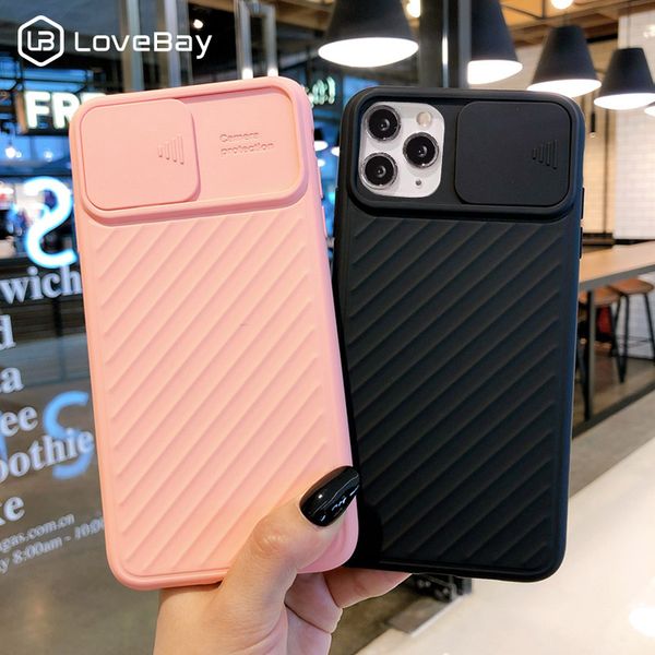 

lovebay camera protection shockproof phone case for iphone 11 pro se2020 x xr xs max 7 8 plus solid soft tpu silicone back cover