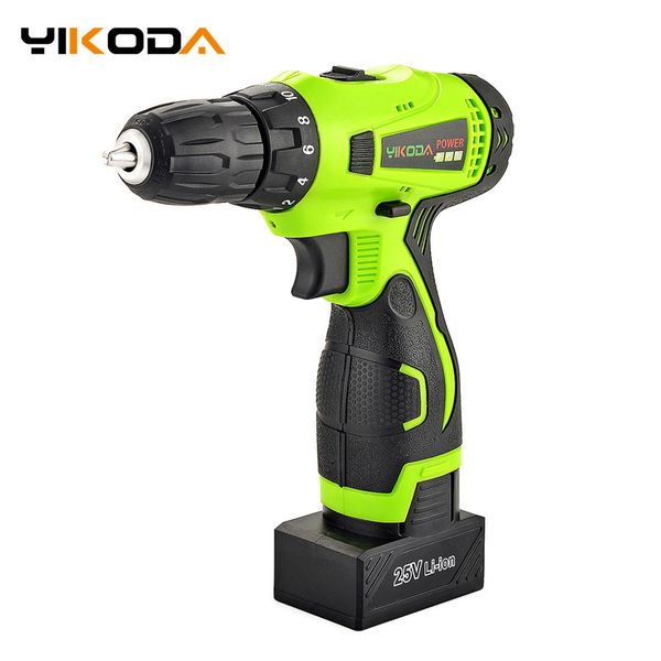 

25v lithium battery electric drill double speed electric screwdriver household multi-function cordless drill power tools
