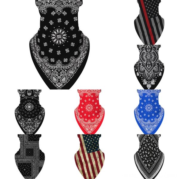

stt3e face face bandana scarf mask seamless bandana fashion outdoor scarf skull wolf mouth spots mask novelty ring, Black