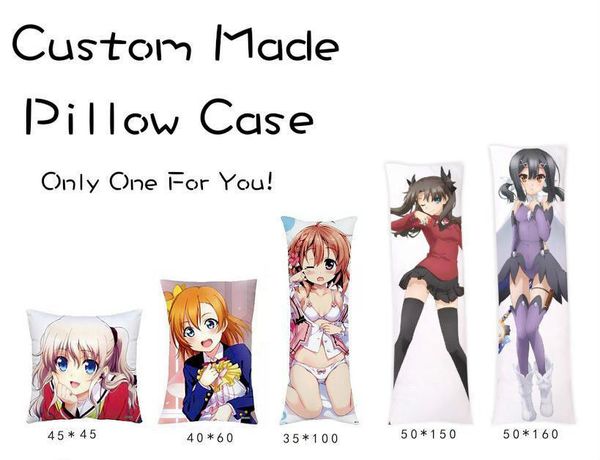 Pillow Case Japanese Anime Custom Made Diy Hugging Body Pillow